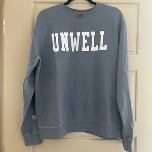 Barstool sports UNWELL crew neck size M